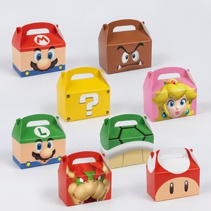 Cartons jetables multi-tailles en carton recyclé avec fermeture à rabat pour la décoration de jeux de société de Noël et l'emballage de confiseries <span class=keywords><strong>maison</strong></span> - Product Image 3