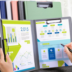 A4 đa chức năng sinh viên kinh doanh da thư mục phong cách túi mô hình tập tin nẹp kiểm tra giấy viết Pad Hội Đồng Quản trị Clip nộp hồ sơ - Product Image 2