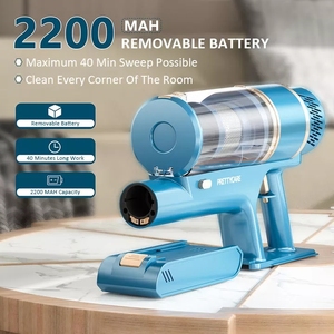 <span class=keywords><strong>PRETTYCARE</strong></span> P2 BLDC210W Amazo n Venta superior Aspirador de coche portátil de mano inalámbrico Limpiador de piso de alta presión inalámbrico - Product Image 5
