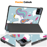 Sarung untuk Xiaomi Pad 6 Pro/Pad 6 11 "2023, pelindung Tablet penyangga kulit PU Ultra tipis lipat