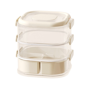 Multi Layer Spice Storage Box Food Grade Airtight Kitchen Condiment Container Solid Seasonings Jar With Lids - Product Image 1