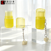Contenant de baume solide hermétique avec porte-clés, tube de déodorant portable personnalisé OEM en gros, design rotatif avec bouchon à vis