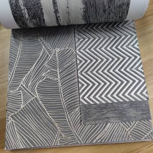 Tela bordada Jacquard <span class=keywords><strong>de</strong></span> Color gris y negro, <span class=keywords><strong>hilo</strong></span> dorado plateado, cortinas opacas, pellizco plisado, pliegue en S <span class=keywords><strong>para</strong></span> la sala <span class=keywords><strong>de</strong></span> estar - Product Image 3