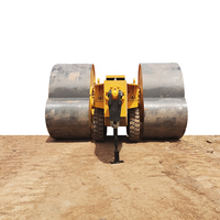 Nouvelle machine de compactage à impact rapide avec compacteur à impact dynamique, rouleau compresseur avec pneu pneumatique et roue en caoutchouc