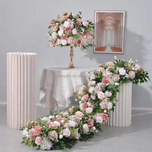 EG-V269 Nouveau design rose église décorations de mariage rose faveurs de mariage centres de table pour table de mariage - Product Image 1