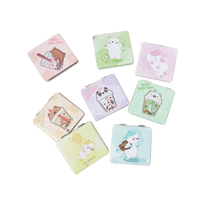 Pattern Makeup Mirror, Portable Folding Portable Mirror, <strong>Teenage</strong> Makeup Mirror Source Factory Wholesale - Product Image 5