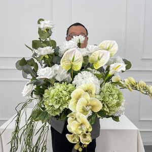 Modern Custom New Wedding Decor artificial aisle flowers Table Centerpiece and Aisle Floral Runner - Product Image 1