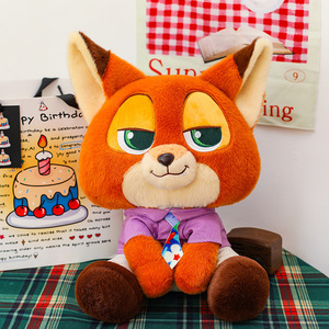 Muñeco de Peluche Popular de los Personajes de Dibujos Animados <span class=keywords><strong>Judy</strong></span> y Nick, Regalo de Cumpleaños para Novia, Muñeco de Peluche Grande, Lindo y Divertido - Product Image 3