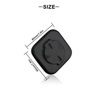 RIDERACE 1pcs Dudukan Perekat Komputer Sepeda Ringan untuk Garmin Edge 200/500/520/800/810/1000/20/25 Aksesoris Sepeda