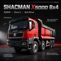 Camion benne diesel Euro 5 à 12 roues pour travaux de construction, mines, carrières, transport de sable et gravier