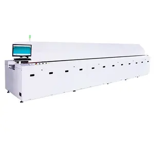 High-Quality SMT Line Lead Free E-Flow PCB Automatic Reflow Solder Oven and Fast Smart Pick and place mounting SMT Machine