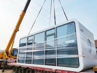 Meilleures ventes Mobile Capsule House Apple Cabin Home Resorts Hébergement Apple Cabin 20 pieds 40 pieds Capsule polyvalente Apple Cabin