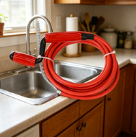Tuyaux de drainage en acier plastique de haute qualité pour le nettoyage des eaux usées, forets filetés, outils de débouchage OEM pour toilettes et baignoires