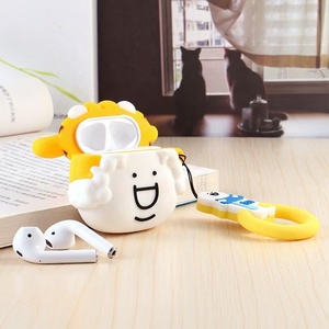 Vente en gros de coques en silicone 3D personnalisées OEM antichoc pour Airpod, résistance aux chutes, coque en silicone souple pour écouteurs Apple Airpods - Product Image 5