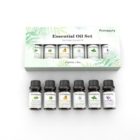 Diffuse citronnelle eucalyptus bergamote romarin menthe poivrée rose bois de santal fabricants parfum aromathérapie ensemble d'huiles essentielles
