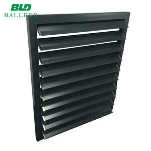 Interior Decoration Fixed/Automatic Vertical Sun Metal Louver Frame