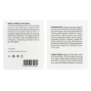 Crema al Retinolo <span class=keywords><strong>Naturale</strong></span> per Cosmetici, Fornitore di Fabbrica, Crema Viso al Retinolo Idratante e Rassodante Giorno e Notte - Product Image 6