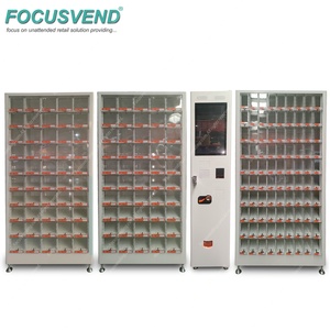 Hoa nhân tạo không có ai tự phục vụ kết hợp đồ uống ăn nhẹ Máy bán hàng tự động - Product Image 6