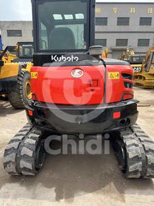 Mini-pelle d'occasion Kubota KX163 Pelle sur chenilles d'occasion KUBOTA KX155 KX163 KX165 KX183 KX185 en stock à vendre à Shanghai - Product Image 5