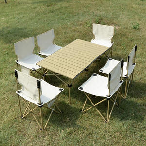 Besoins en plein air expérience polyvalente salle à manger parfaite barbecue fête Portable <span class=keywords><strong>pliable</strong></span> pliant Camping pique-nique <span class=keywords><strong>Table</strong></span> chaise ensemble - Product Image 2