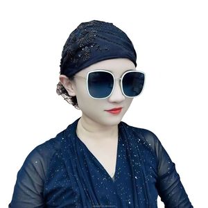 Pañuelo de Cabeza de Malla Transpirable y Ecológico, Estilo Étnico, para Mujeres Musulmanas, Apto para Todas las Estaciones - Product Image 3