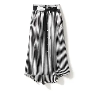 Lady Clothes Womens Skirts New Arrivals Apparel Office Skirts and Blouses For Women Korean Stripe Skirt Faldas