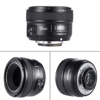 Objectif Yongnuo YN50mm F1.8 AF MF – Objectif Auto Focus YN 50mm pour Appareil Photo Reflex Numérique Nikon D800 D300 D700 D3200 D3300 D5100 D5200 D5300