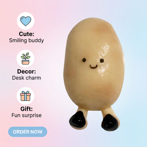 Jouet sensoriel souple en TPR fait main en forme de pomme de terre, dessin animé, pour bébé, anti-stress, à presser, vente en gros - Product Image 6