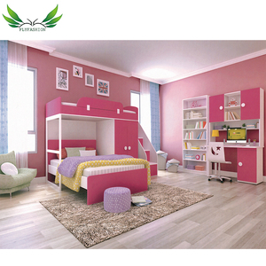 Hot Sale <strong>Princess</strong> Wooden <strong>Bed</strong> <strong>Double</strong> Bunk <strong>Bed</strong> Twins Children <strong>Bed</strong> - Product Image 2