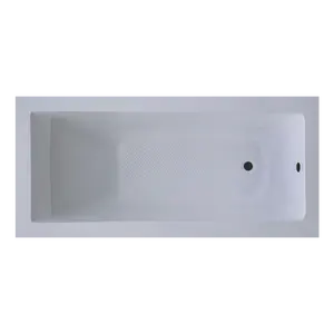 Factory Direct Sale High Quality Drop-In Solid Surface Modern Clear Acrylic Bathtub