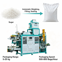 Machine d'ensachage de riz pour sacs tissés de 5 à 25 kg |   Équipement de pesage et d'ensachage semi-automatique |   Machine d'emballage multifonctionnelle