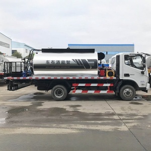 รถบรรทุกจ่ายแอสฟัลต์ Foton 4*2 5 ตัน เครื่องพ่นยางมะตอยสำหรับงานก่อสร้างถนน ดีเซลใหม่ เกียร์ธรรมดา ยูโร 3 - Product Image 3