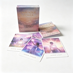 Cartes de tarot imprimées de haute qualité, fabrication en gros, cartes personnalisées à bord <span class=keywords><strong>bleu</strong></span>, jeu de tarot personnalisé pour la divination - Product Image 1