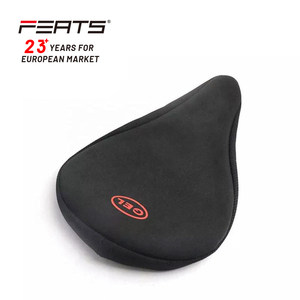 FERTS Slim Shape 280*180mm Polyester + <span class=keywords><strong>GEL</strong></span> avec points antidérapants <span class=keywords><strong>sur</strong></span> le dos et bandes bouclées pour l'ajustement de la housse de <span class=keywords><strong>selle</strong></span> coussin de siège - Product Image 1