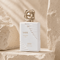 Flacon de parfum haut de gamme en verre carré, avec bouchon sculpté floral, couvercle à pression, gravure laser, peinture de contour rayée, 50 ml, 100 ml