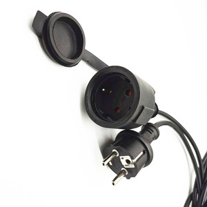 Châu Âu VDE Chứng Nhận Chiếu Sáng E26/<span class=keywords><strong>E27</strong></span> Ngoài Trời Thời Tiết Treo Ổ Cắm Đèn Dây - Product Image 2