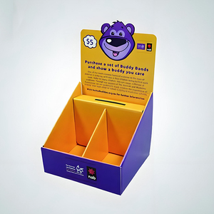 CHING TA Snelle Aangepaste PDQ Golfkartonnen Mappen Displaydoos Lage MOQ Promotionele Stand Retail met Recycleerbare Ontwerpdiensten - Product Image 5