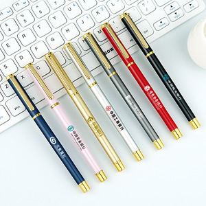 Stylo à bille en métal avec logo personnalisé, pointe en acier inoxydable 145x9mm, pour la publicité, les cadeaux d'affaires, les cadeaux de bureau, utilisation promotionnelle - Product Image 1