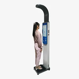 DHM-900A ultrasonic height weighing scale height measuring stand with weighing scale body BMI Scale