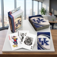 Cartes de jeu de poker personnalisées de haute qualité imprimées en CMJN sur papier brillant, cartes publicitaires