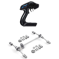 Voiture télécommandée 1/16 Brushless 4 roues motrices, modèle réduit haute vitesse 2.4GHz 4CH avec télécommande et câble USB