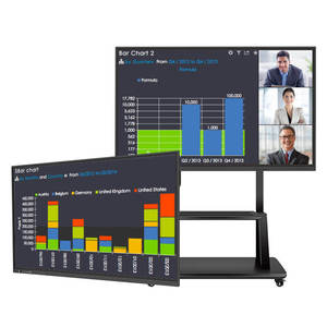 Hiseeview 75 Inch Interactive Whiteboard <b>Android</b> Smart LCD Flat Panel for Education and Meeting - Product Image 2