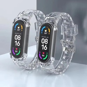 Correa de <span class=keywords><strong>reloj</strong></span> transparente para <span class=keywords><strong>Xiaomi</strong></span> Watch Funda protectora Correa de muñeca de silicona colorida transparente para <span class=keywords><strong>Xiaomi</strong></span> <span class=keywords><strong>Mi</strong></span> <span class=keywords><strong>Band</strong></span> 7 6 <span class=keywords><strong>5</strong></span> 4 3 - Product Image 5
