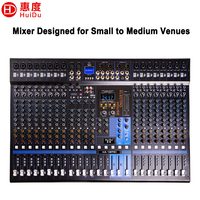Console de mixage professionnelle en métal XA-1204/12PRO 14 canaux, stéréo, Bluetooth, USB, 24 effets DSP, alimentation fantôme 48V, pour scène