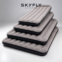 Matelas pneumatique pliable pour le camping, résistant à l'eau, sac de transport, logo personnalisé, fournisseur OEM