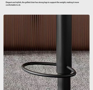 <span class=keywords><strong>Tabouret</strong></span> de bar moderne avec revêtement en cuir Nappa pour îlot de cuisine, comptoir, pub, restaurant - Product Image 4