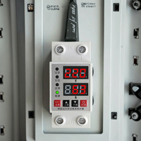 HBG-05 Din Rail40A 63A 80A 100A Réglable Sur Sous Tension Dispositif De Protection Protecteur Relais Moniteur Limite De Courant protection