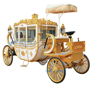 Carruaje Eléctrico de Lujo para Bodas y Turismo, Estilo Clásico Retro Blanco, Modelo 2026 - Product Image 2
