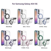 Pour Samsung A16 A15 A25 Caméra Protéger Film Galvanoplastie Mince Clair TPU Sans Fil Charge Téléphone Cas avec 360 Degrés Rotation