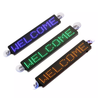 Letrero LED Programable para Automóvil de 12 V, Tablero de Mensajes Digitales, Pantalla LED de Publicidad Móvil con Desplazamiento, Panel de Pantalla LED para Automóvil con Control Remoto